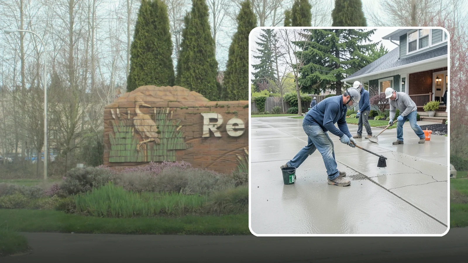Concrete Repair in Renton, King County, WA - Restore cracked, spalled, or settling concrete before Puget Sound moisture turns small flaws into costly failures.