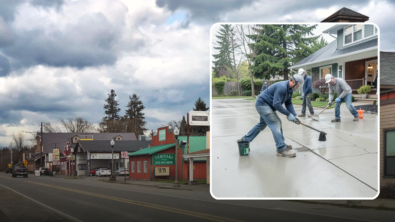 Concrete Repair in Roy, Pierce County, WA - Restore cracked, spalled, or settling concrete before Puget Sound moisture turns small flaws into costly failures.