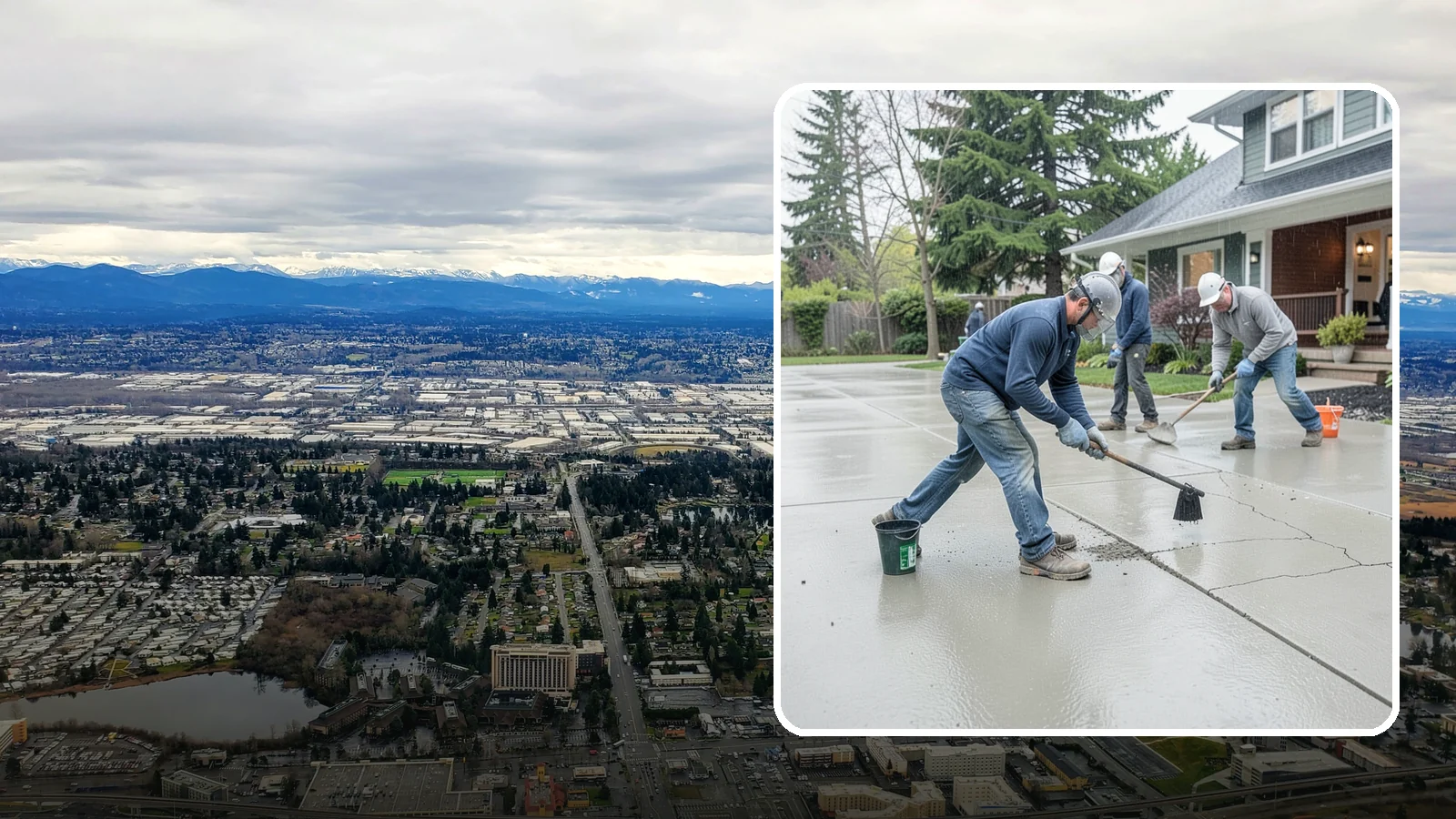 Concrete Repair in SeaTac, King County, WA - Restore cracked, spalled, or settling concrete before Puget Sound moisture turns small flaws into costly failures.
