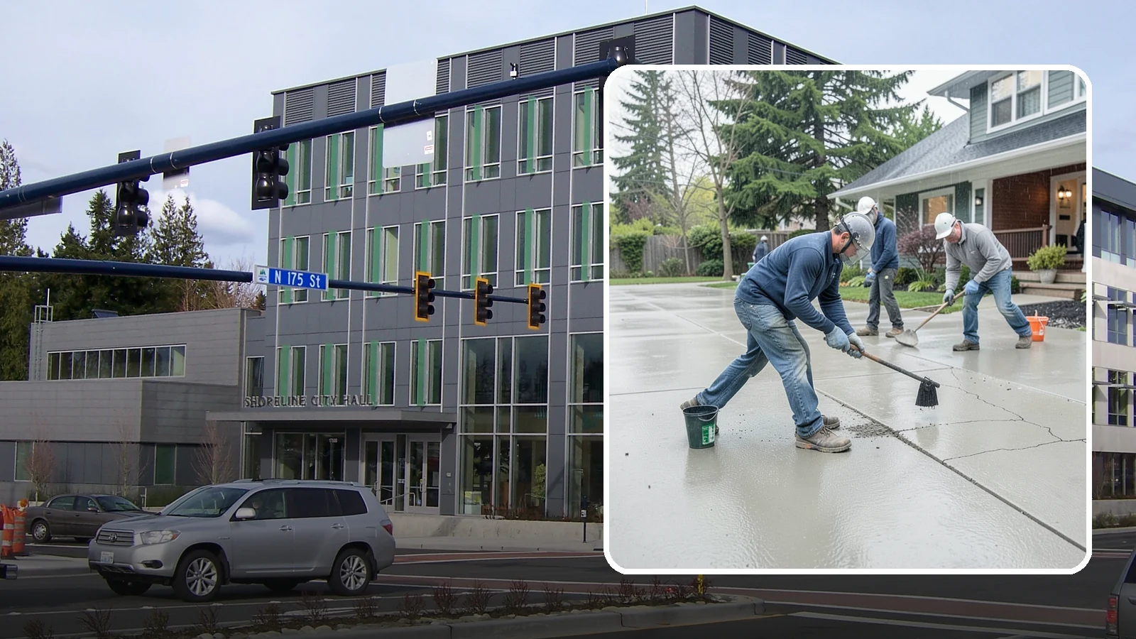 Concrete Repair in Shoreline, King County, WA - Restore cracked, spalled, or settling concrete before Puget Sound moisture turns small flaws into costly failures.