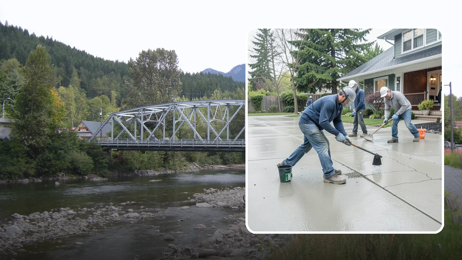 Concrete Repair in Skykomish, King County, WA - Restore cracked, spalled, or settling concrete before Puget Sound moisture turns small flaws into costly failures.