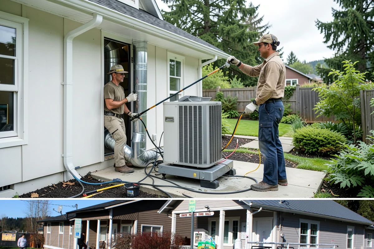 Concrete Repair in South Prairie, Pierce County, WA - Dry stretches from late spring through early fall give repairs the cure window they need, though we schedule year-round with...