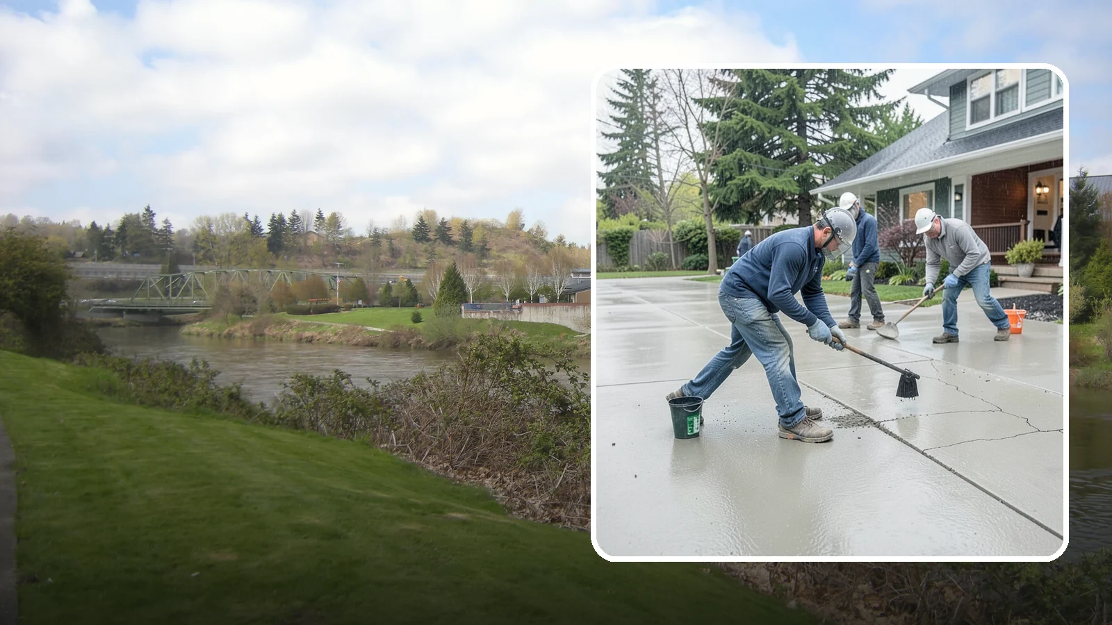 Concrete Repair in Tukwila, King County, WA - Restore cracked, spalled, or settling concrete before Puget Sound moisture turns small flaws into costly failures.