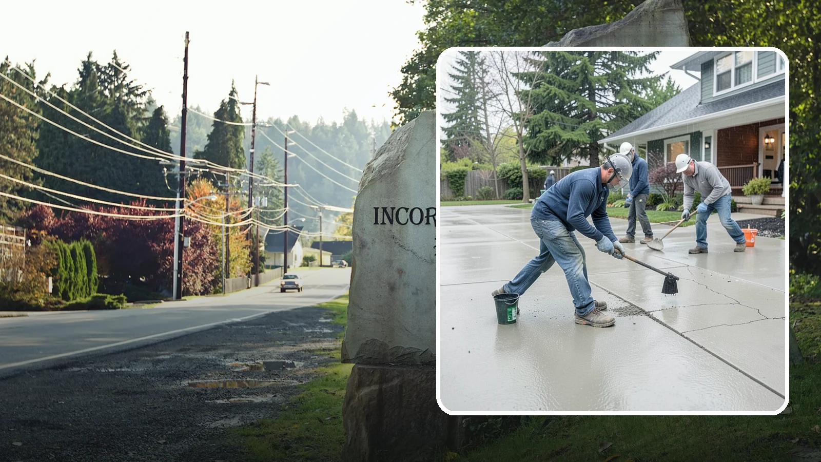 Concrete Repair in Wilkeson, Pierce County, WA - Restore cracked, spalled, or settling concrete before Puget Sound moisture turns small flaws into costly failures.