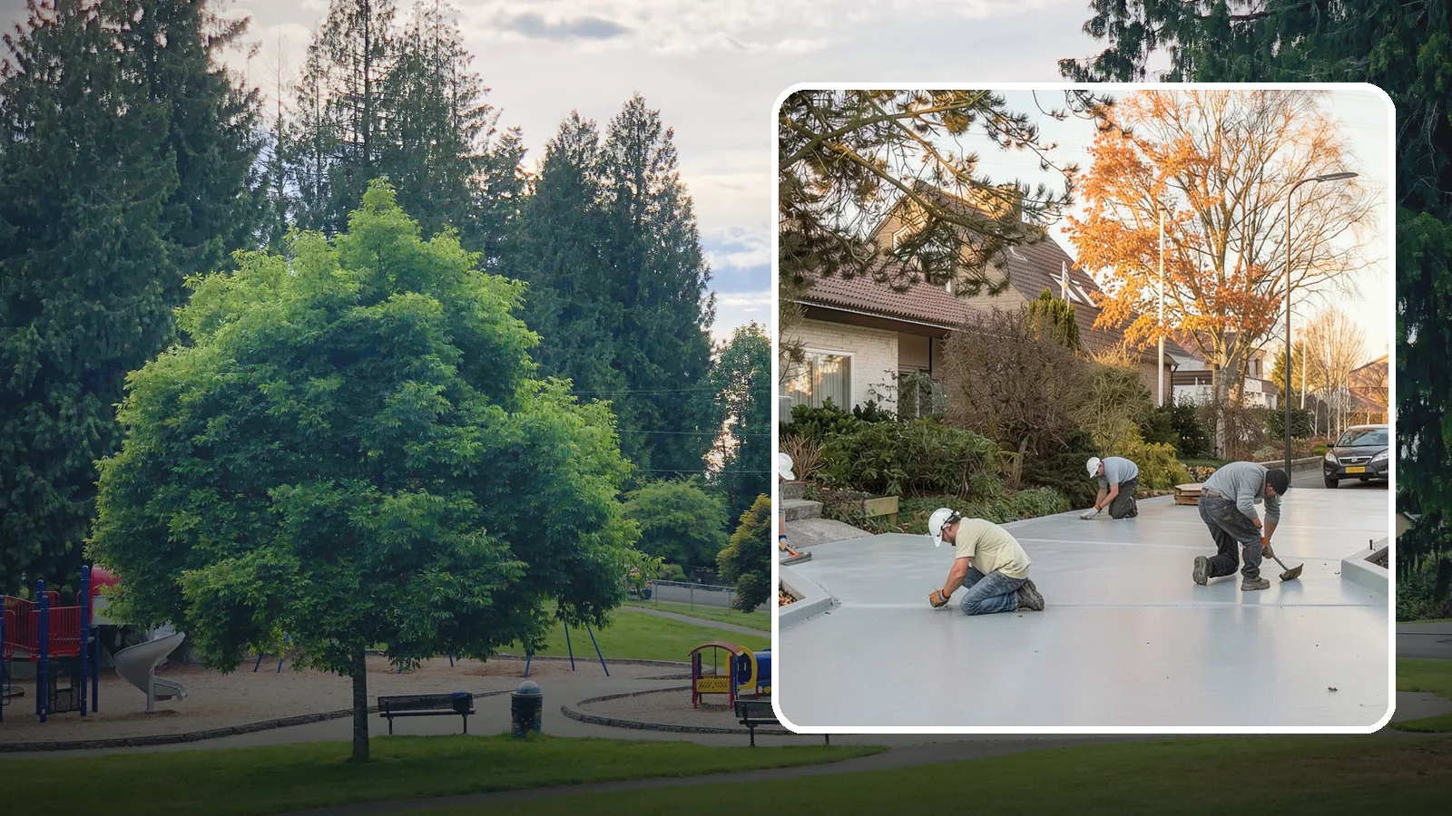 Concrete Resurfacing in Bonney Lake, Pierce County, WA - Renew worn but structurally sound concrete with a fresh, durable overlay instead of full replacement.