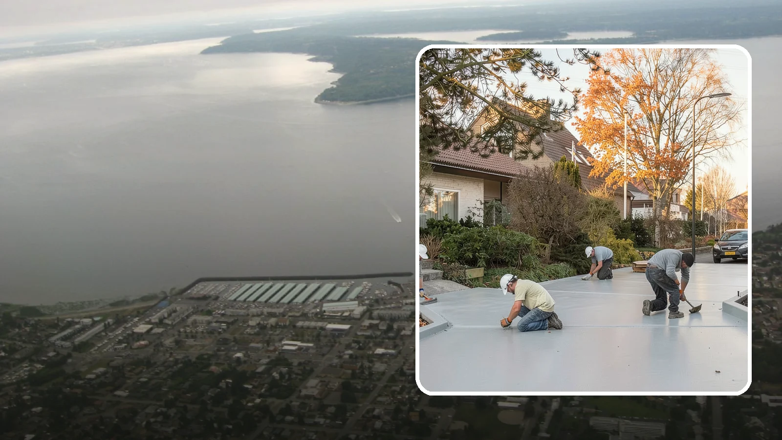 Concrete Resurfacing in Des Moines, King County, WA - Renew worn but structurally sound concrete with a fresh, durable overlay instead of full replacement.