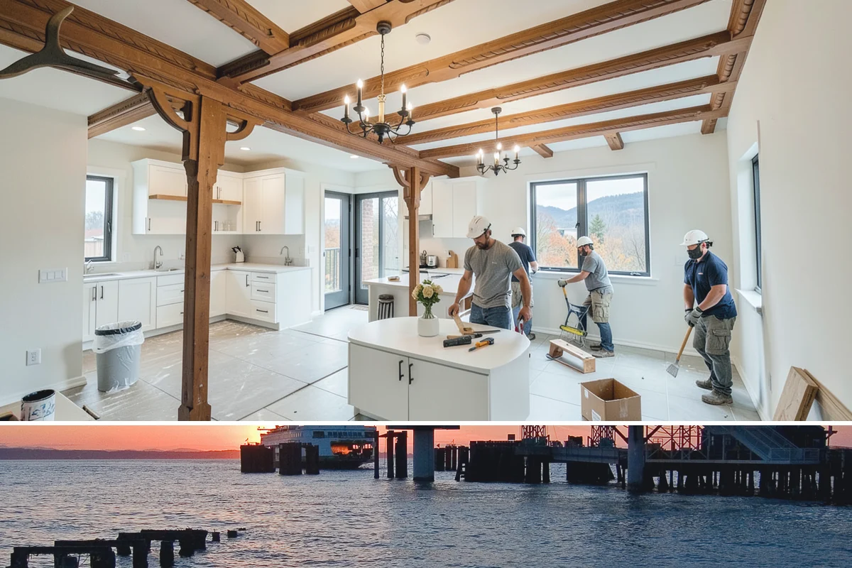 Concrete Resurfacing in Edmonds, Snohomish County, WA - Overlays bond and cure best in warm, dry weather, making summer the prime window for resurfacing.