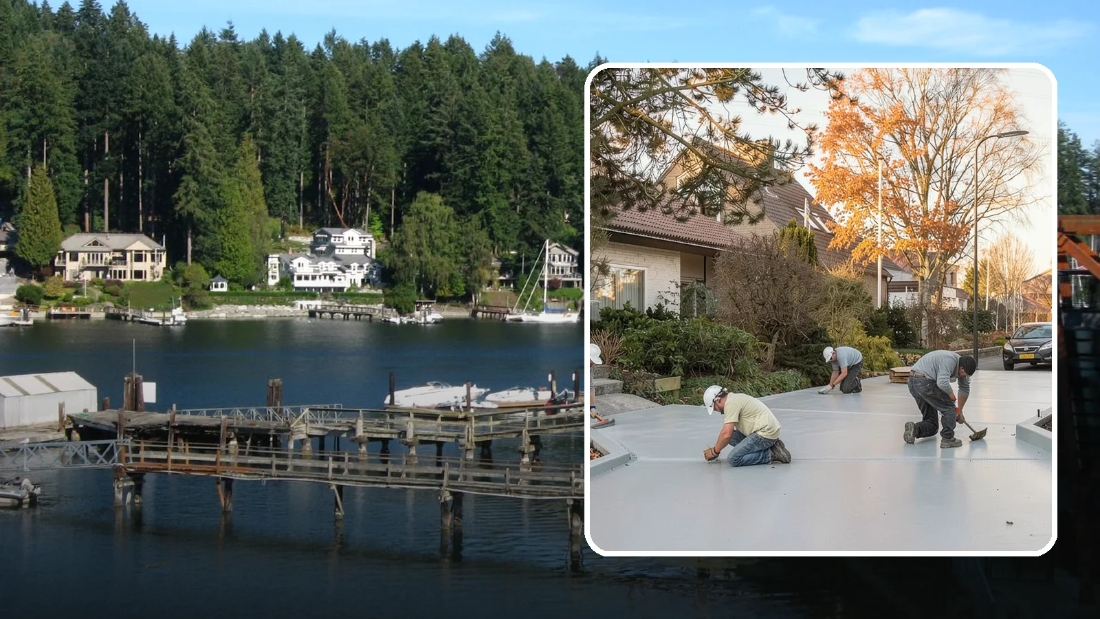 Concrete Resurfacing in Gig Harbor, Pierce County, WA - Renew worn but structurally sound concrete with a fresh, durable overlay instead of full replacement.