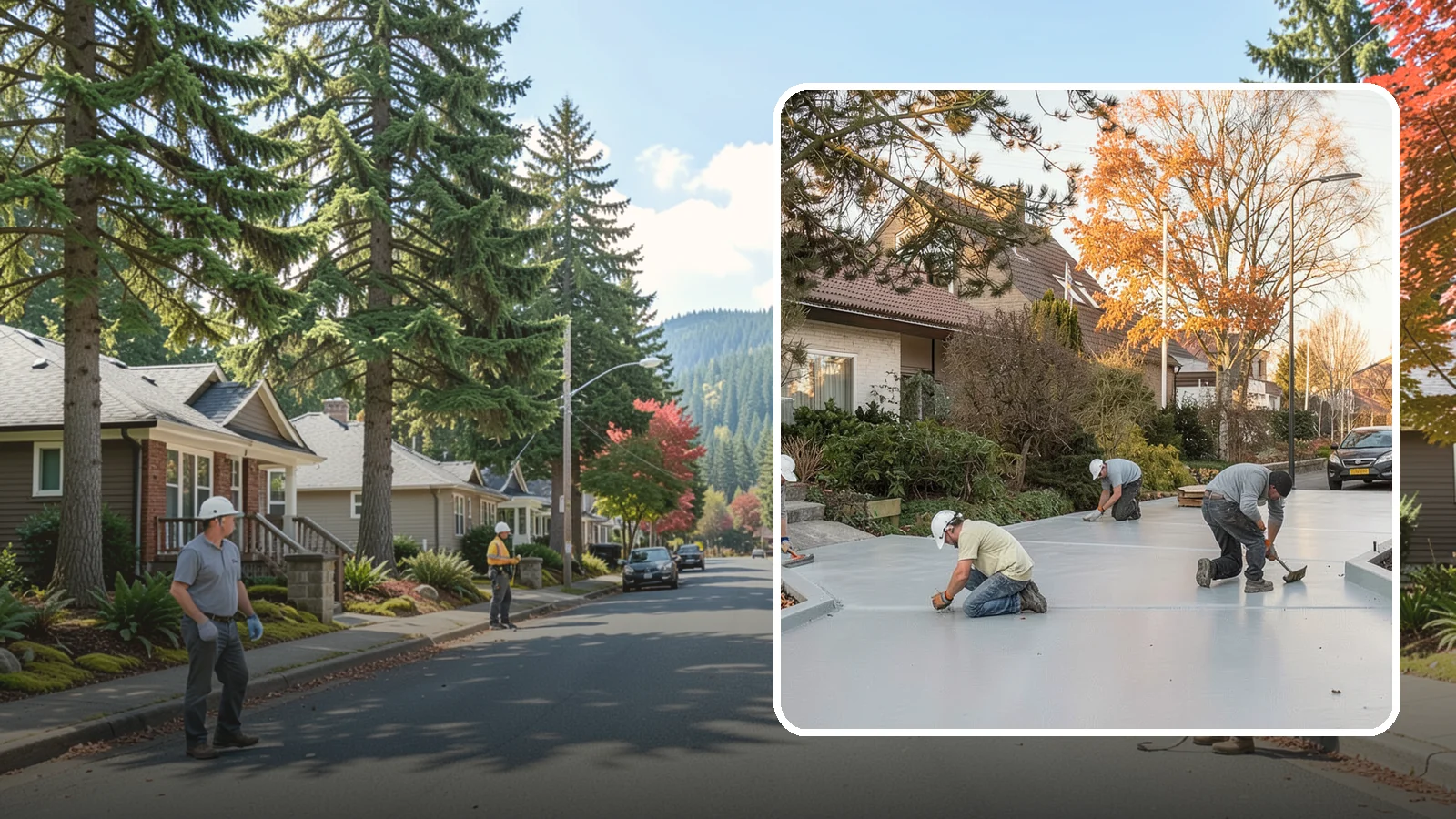Concrete Resurfacing in Hunts Point, King County, WA - Renew worn but structurally sound concrete with a fresh, durable overlay instead of full replacement.