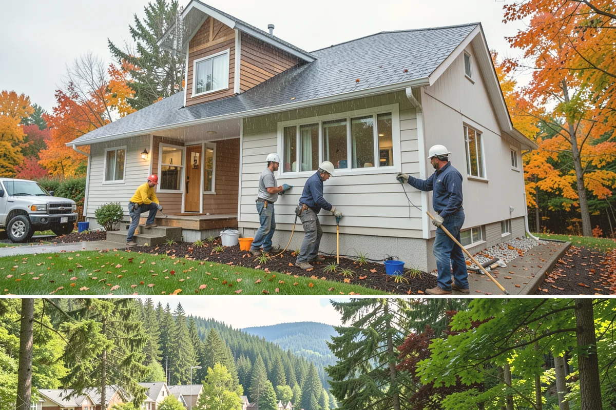 Concrete Resurfacing in Lake Forest Park, King County, WA - Overlays bond and cure best in warm, dry weather, making summer the prime window for resurfacing.
