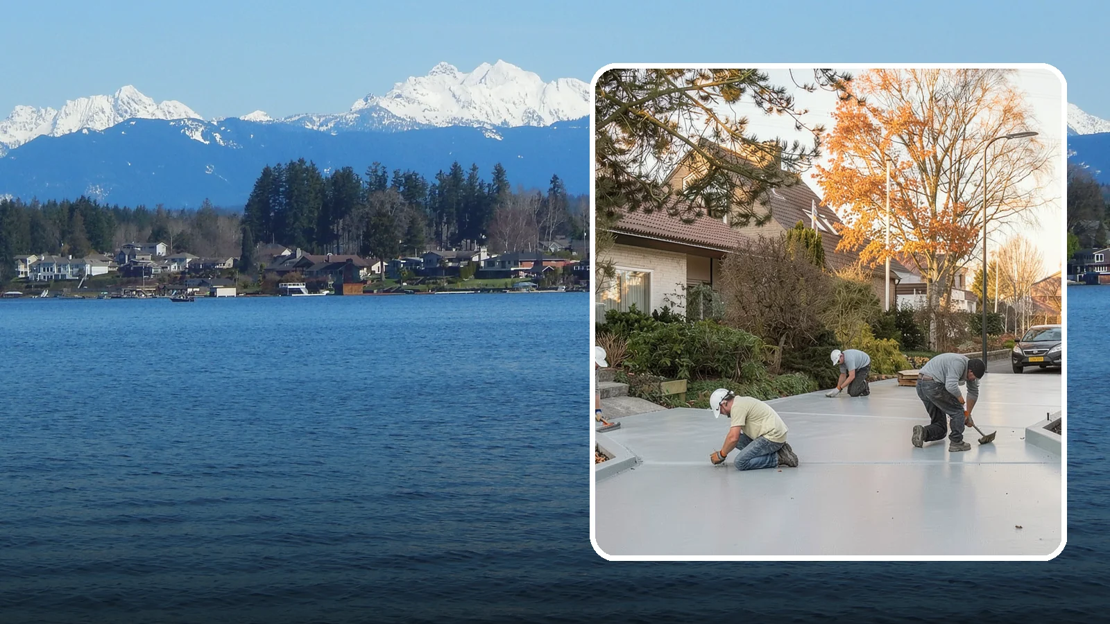 Concrete Resurfacing in Lake Stevens, Snohomish County, WA - Renew worn but structurally sound concrete with a fresh, durable overlay instead of full replacement.