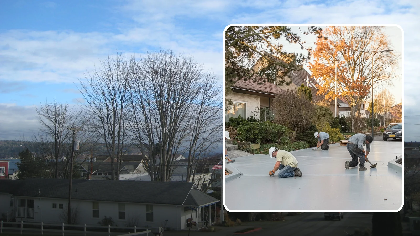 Concrete Resurfacing in Langley, Island County, WA - Renew worn but structurally sound concrete with a fresh, durable overlay instead of full replacement.