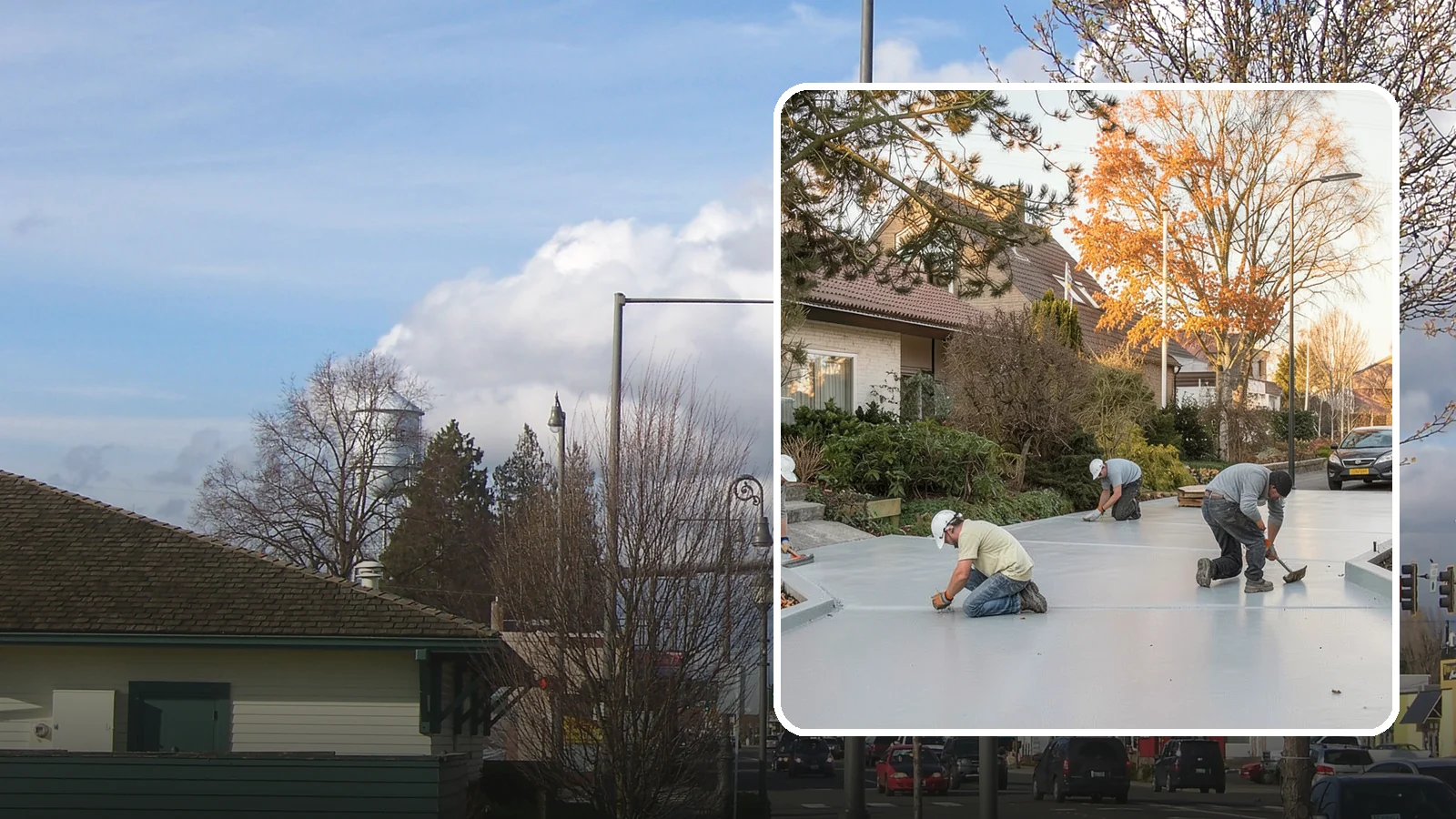 Concrete Resurfacing in Marysville, Snohomish County, WA - Renew worn but structurally sound concrete with a fresh, durable overlay instead of full replacement.