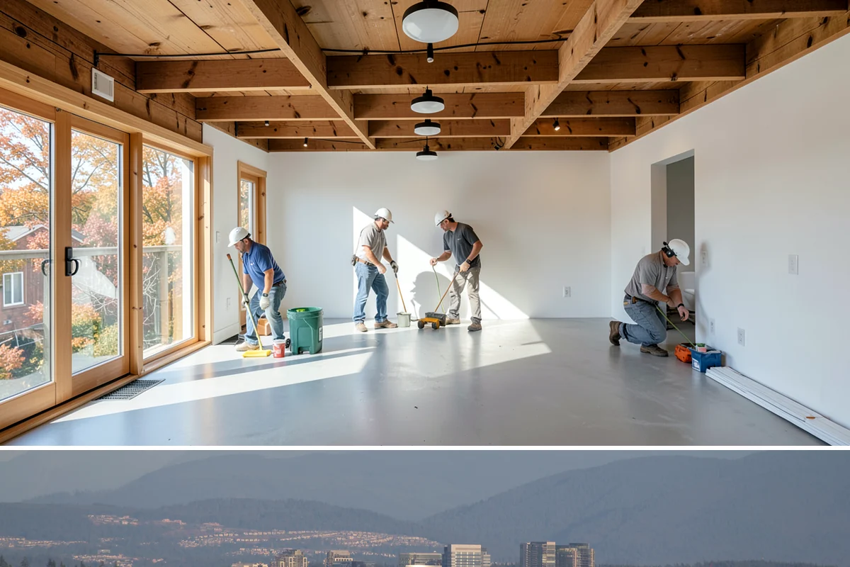 Concrete Resurfacing in Medina, King County, WA - Overlays bond and cure best in warm, dry weather, making summer the prime window for resurfacing.