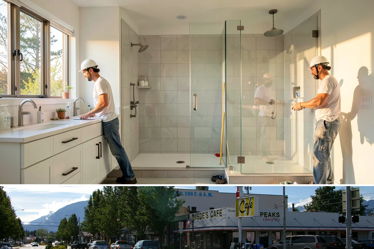 Concrete Resurfacing in North Bend, King County, WA - Overlays bond and cure best in warm, dry weather, making summer the prime window for resurfacing.