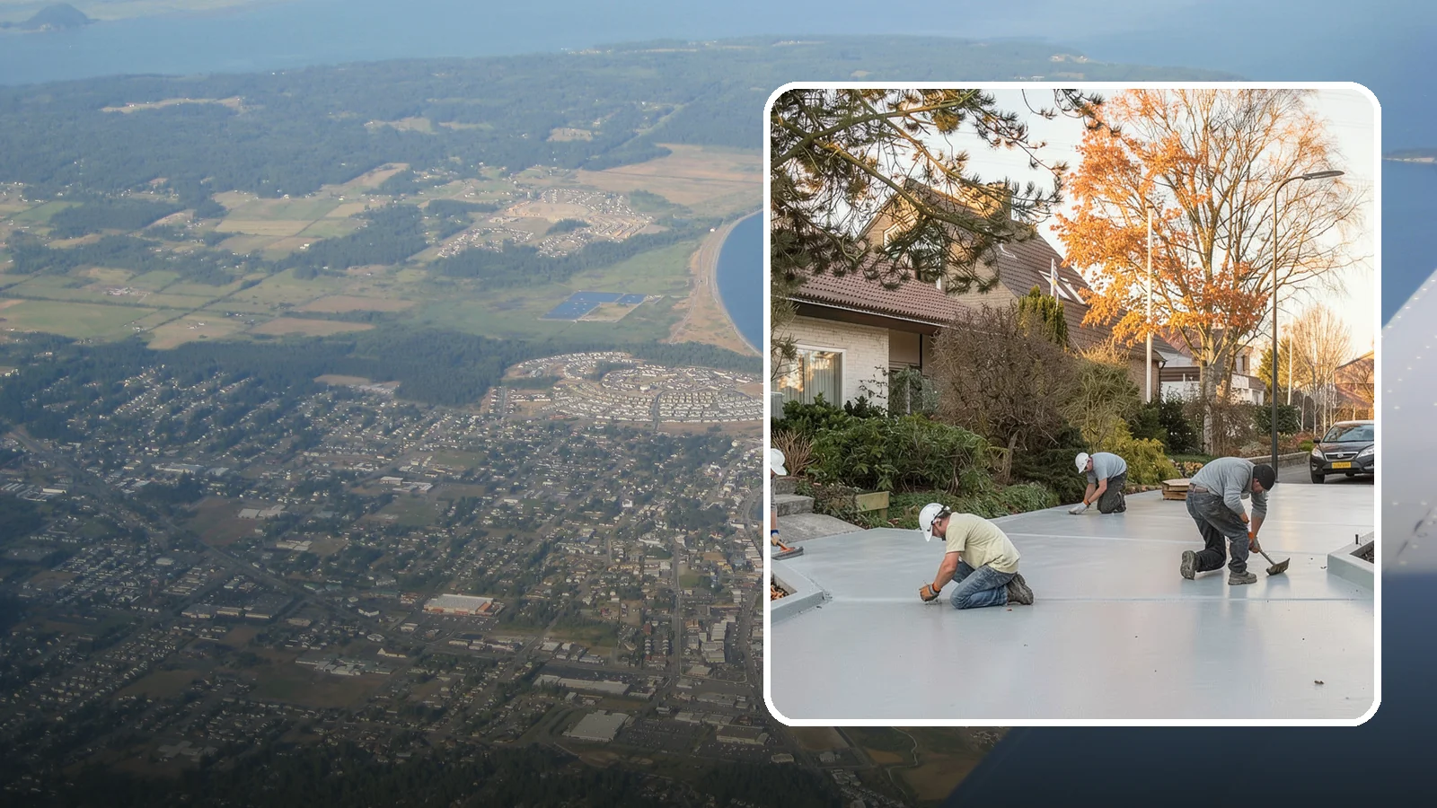 Concrete Resurfacing in Oak Harbor, Island County, WA - Renew worn but structurally sound concrete with a fresh, durable overlay instead of full replacement.