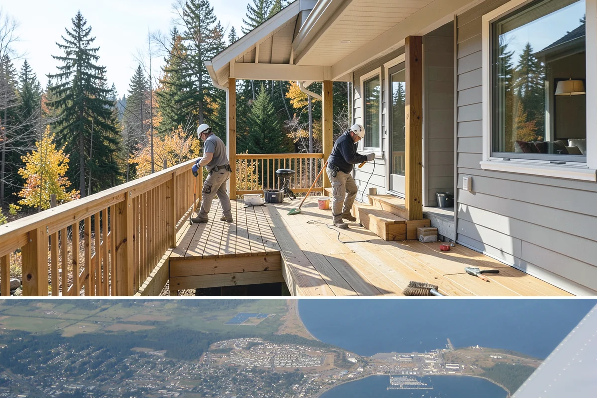 Concrete Resurfacing in Oak Harbor, Island County, WA - Overlays bond and cure best in warm, dry weather, making summer the prime window for resurfacing.