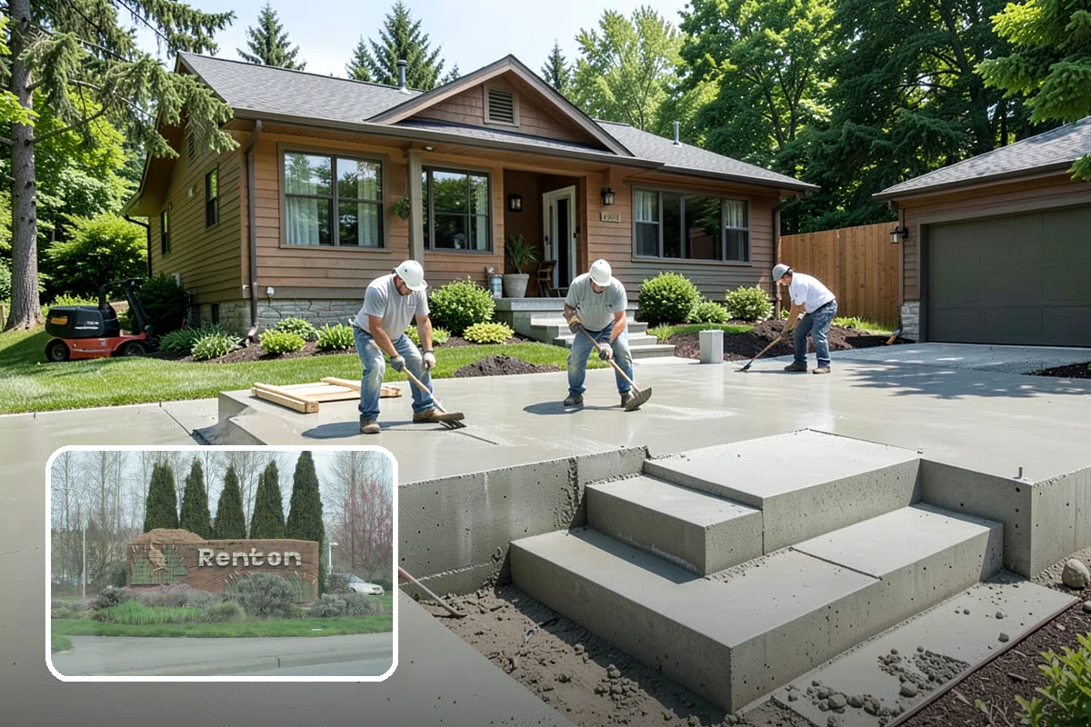 Concrete Resurfacing in Renton, King County, WA - Restores appearance without full replacement