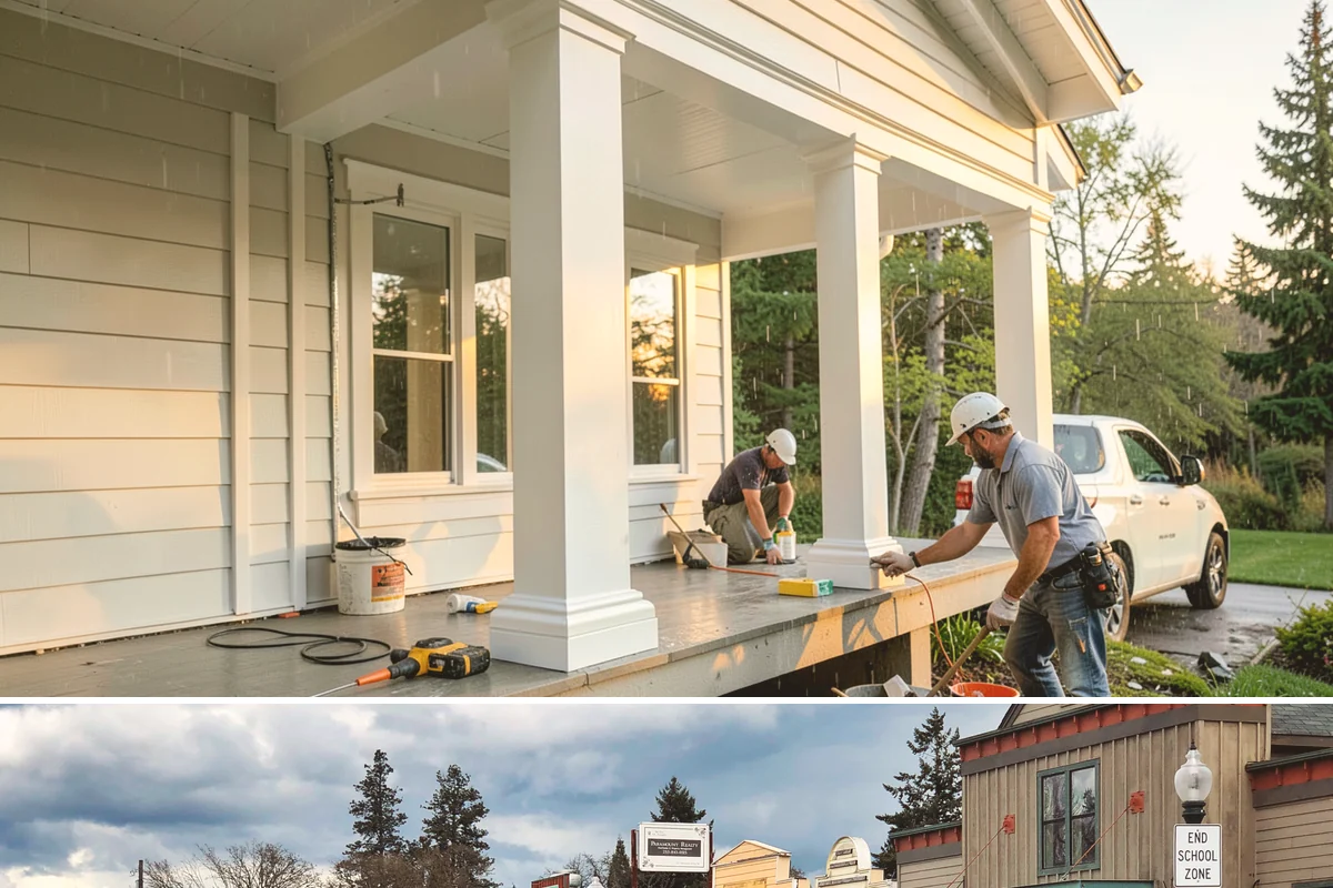Concrete Resurfacing in Roy, Pierce County, WA - Overlays bond and cure best in warm, dry weather, making summer the prime window for resurfacing.