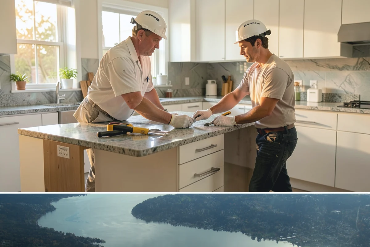 Concrete Resurfacing in Sammamish, King County, WA - Overlays bond and cure best in warm, dry weather, making summer the prime window for resurfacing.