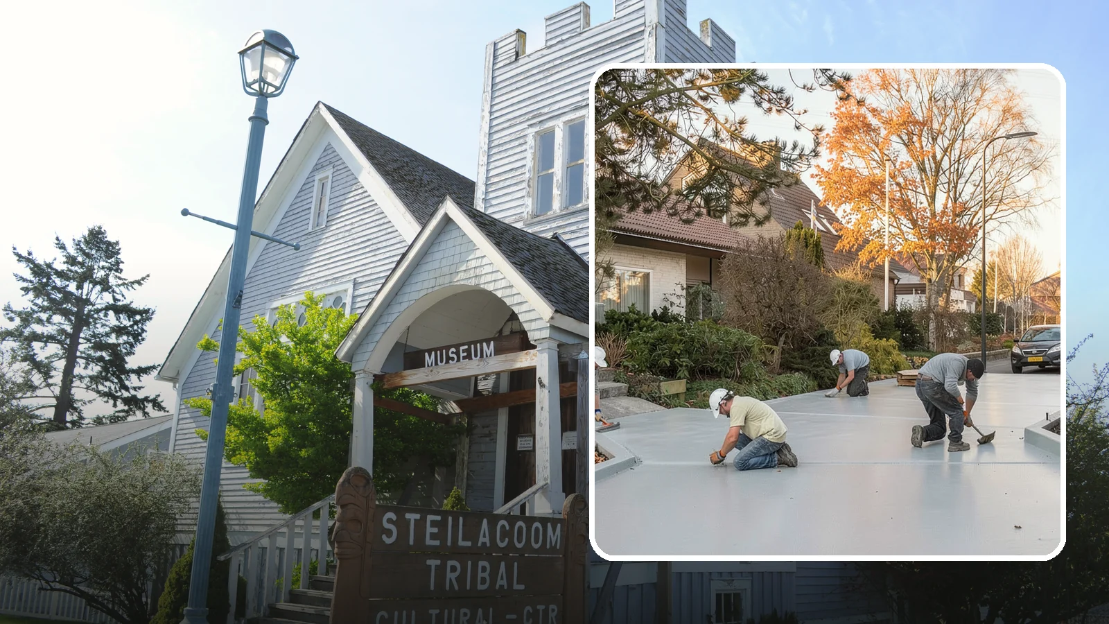 Concrete Resurfacing in Steilacoom, Pierce County, WA - Renew worn but structurally sound concrete with a fresh, durable overlay instead of full replacement.