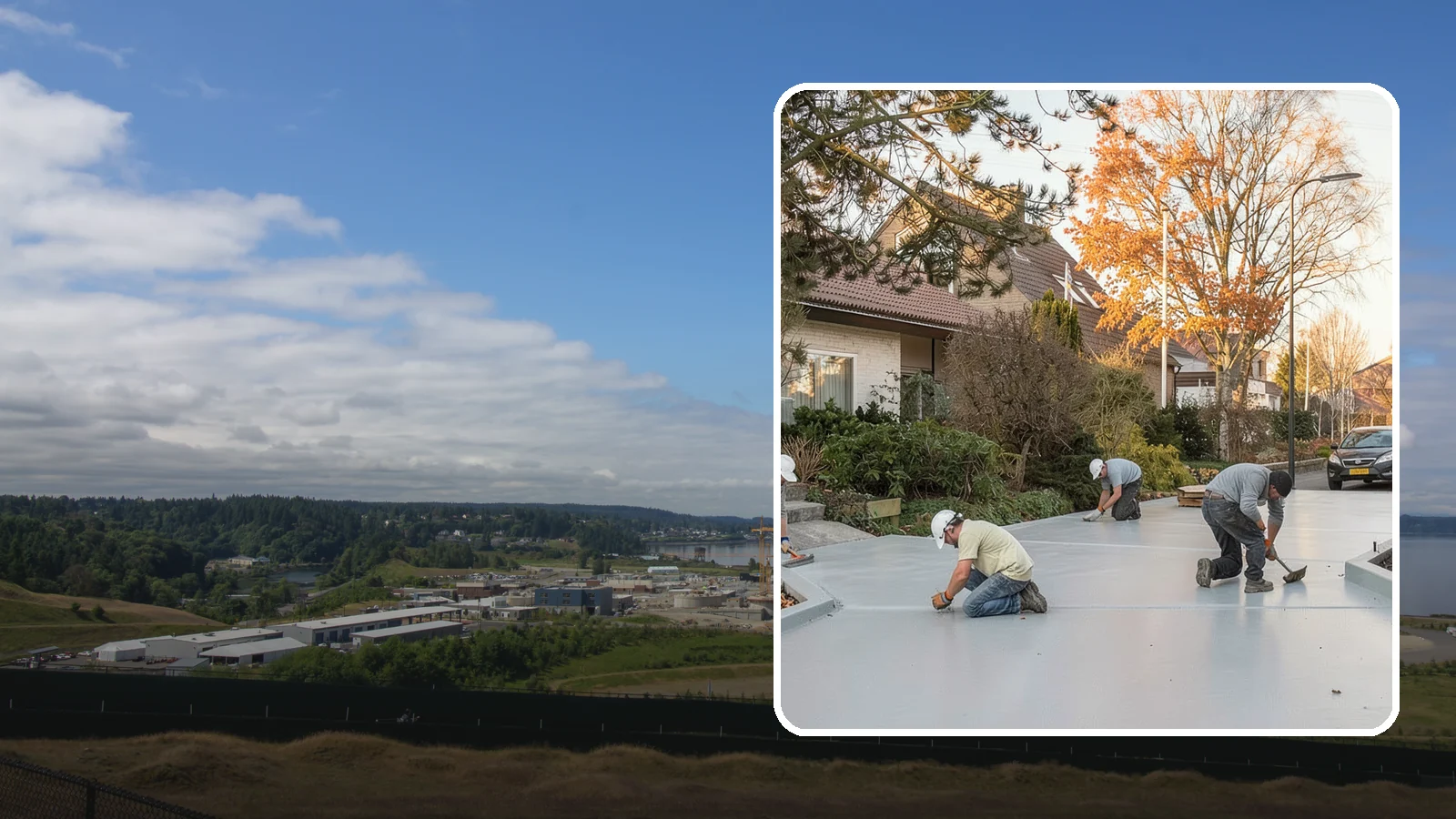 Concrete Resurfacing in University Place, Pierce County, WA - Renew worn but structurally sound concrete with a fresh, durable overlay instead of full replacement.