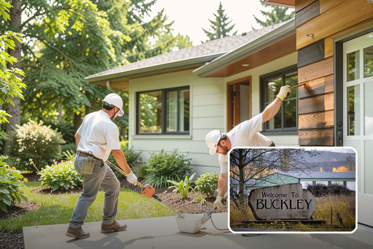 Concrete Slab Installation in Buckley, Pierce County, WA - Vapor barrier guards against ground moisture