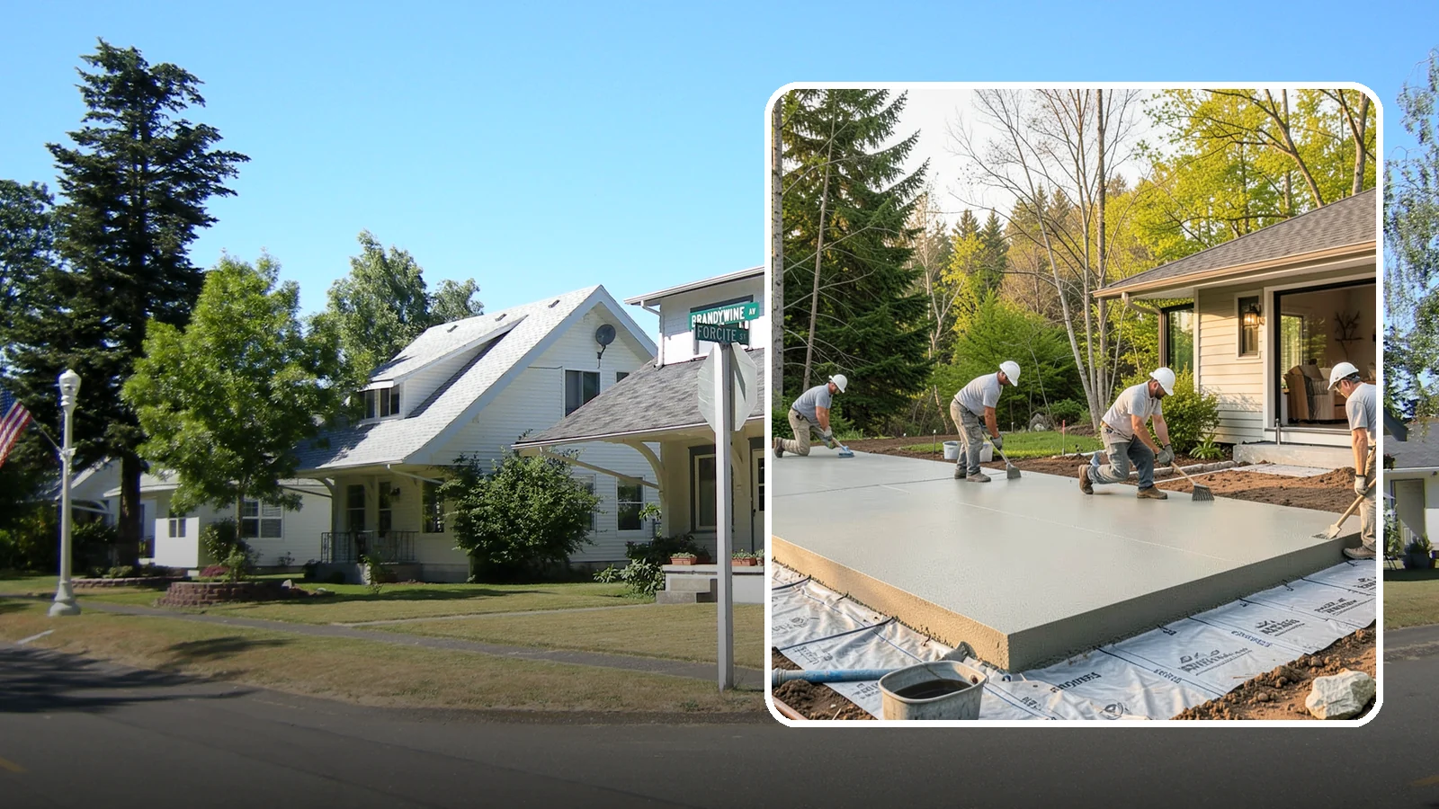 Concrete Slab Installation in DuPont, Pierce County, WA - Structural concrete slabs poured with vapor barriers and reinforcement suited to damp Northwest ground.