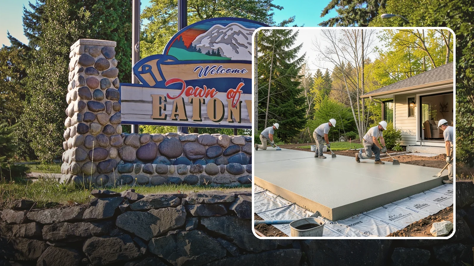Concrete Slab Installation in Eatonville, Pierce County, WA - Structural concrete slabs poured with vapor barriers and reinforcement suited to damp Northwest ground.