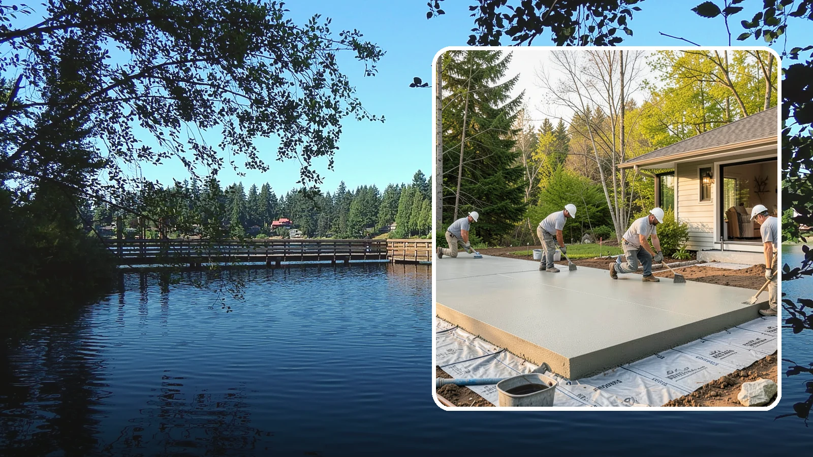 Concrete Slab Installation in Federal Way, King County, WA - Structural concrete slabs poured with vapor barriers and reinforcement suited to damp Northwest ground.
