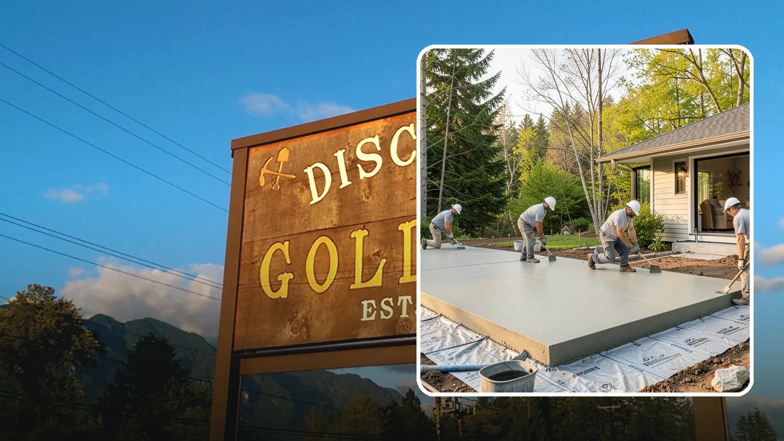 Concrete Slab Installation in Gold Bar, Snohomish County, WA - Structural concrete slabs poured with vapor barriers and reinforcement suited to damp Northwest ground.