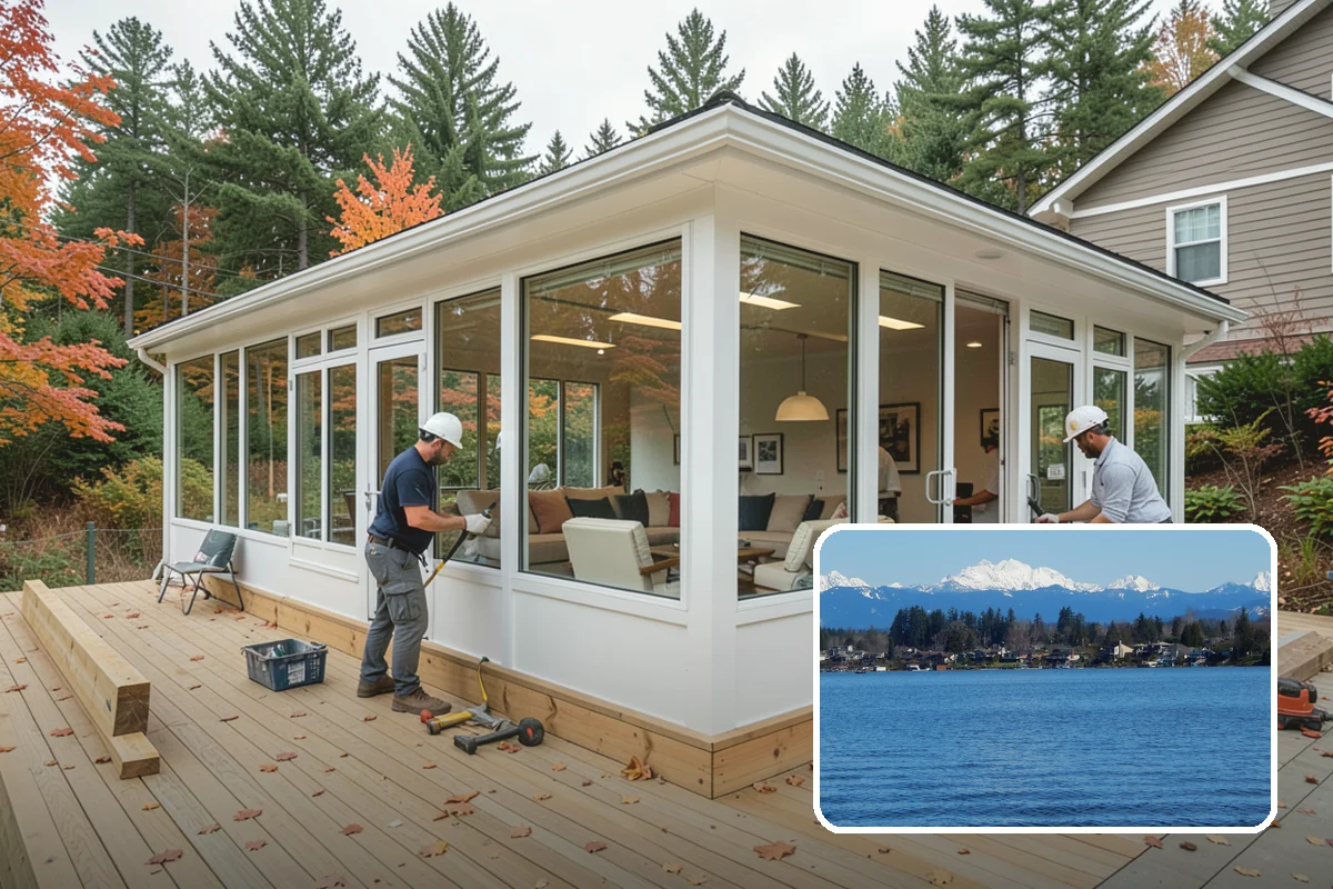 Concrete Slab Installation in Lake Stevens, Snohomish County, WA - Vapor barrier guards against ground moisture