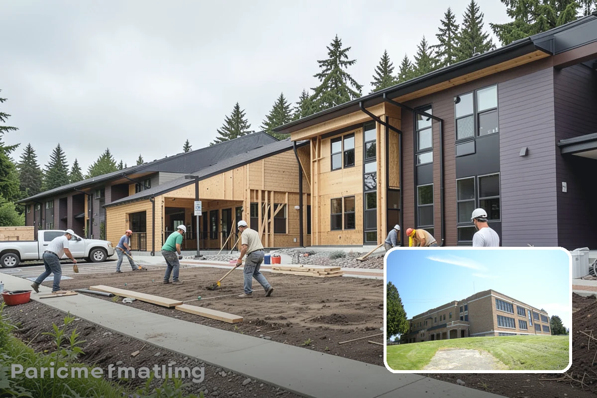 Concrete Slab Installation in Maple Valley, King County, WA - Vapor barrier guards against ground moisture