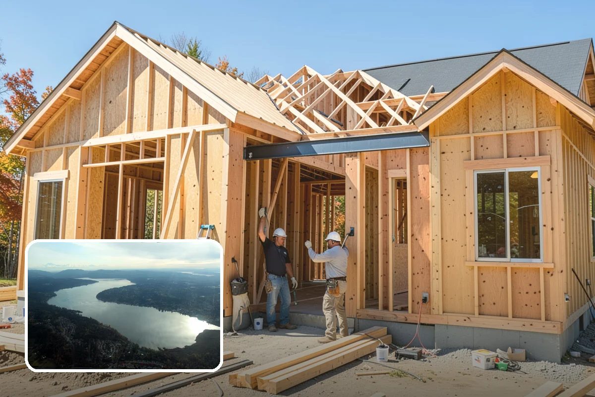 Concrete Slab Installation in Sammamish, King County, WA - Vapor barrier guards against ground moisture