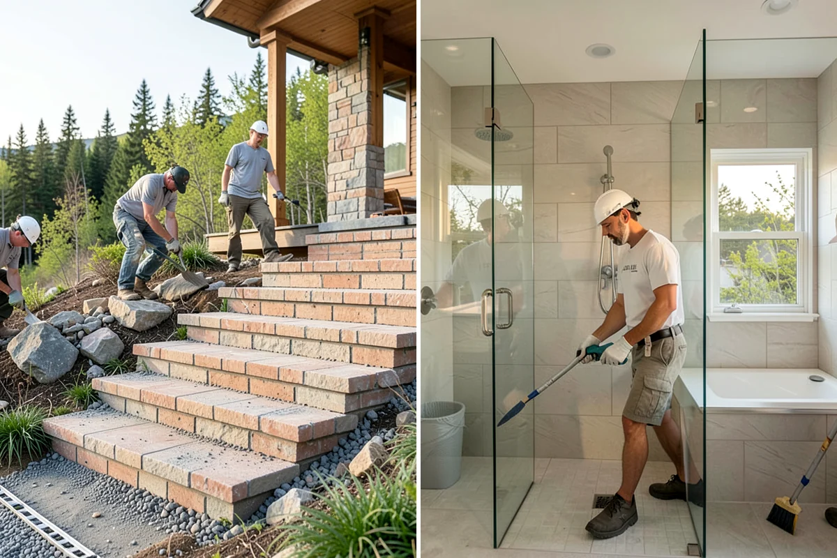 Concrete Slab Installation in Snoqualmie, King County, WA - Excavate and grade the slab area