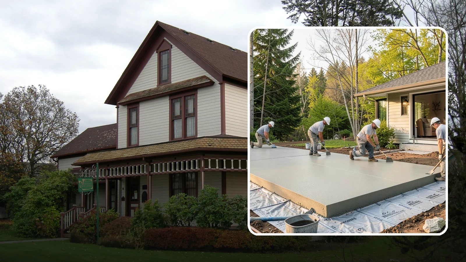 Concrete Slab Installation in Sumner, Pierce County, WA - Structural concrete slabs poured with vapor barriers and reinforcement suited to damp Northwest ground.