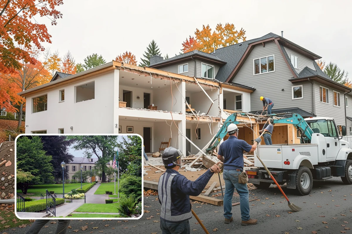 Concrete Slab Installation in Woodinville, King County, WA - Vapor barrier guards against ground moisture