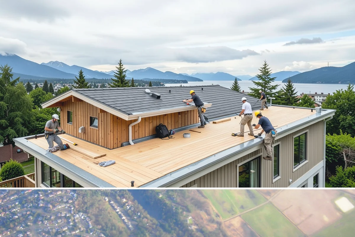 Concrete Steps Construction in Algona, King County, WA - Summer and early fall provide dependable curing weather for structural stairs before the wet season.