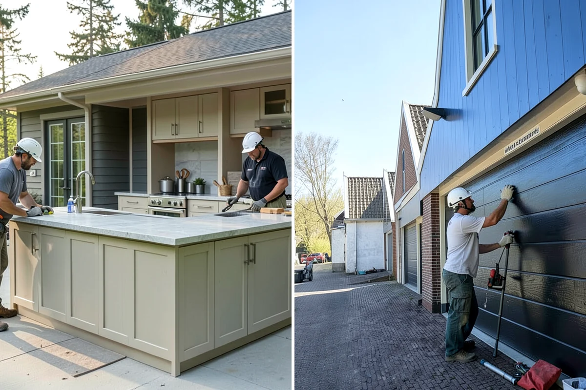 Concrete Steps Construction in Concrete, Skagit County, WA - Measure grade and calculate compliant rise and run