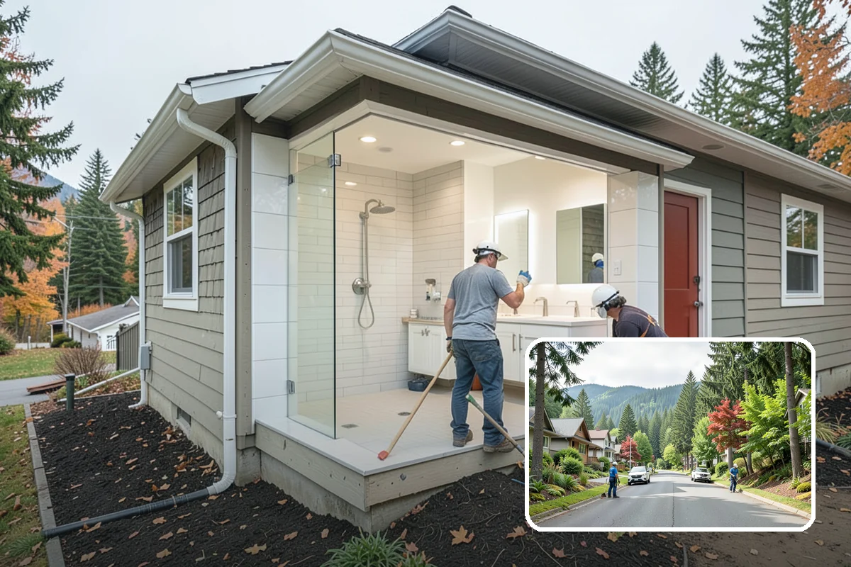 Concrete Steps Construction in Darrington, Snohomish County, WA - Uniform rise and run that meets safety code
