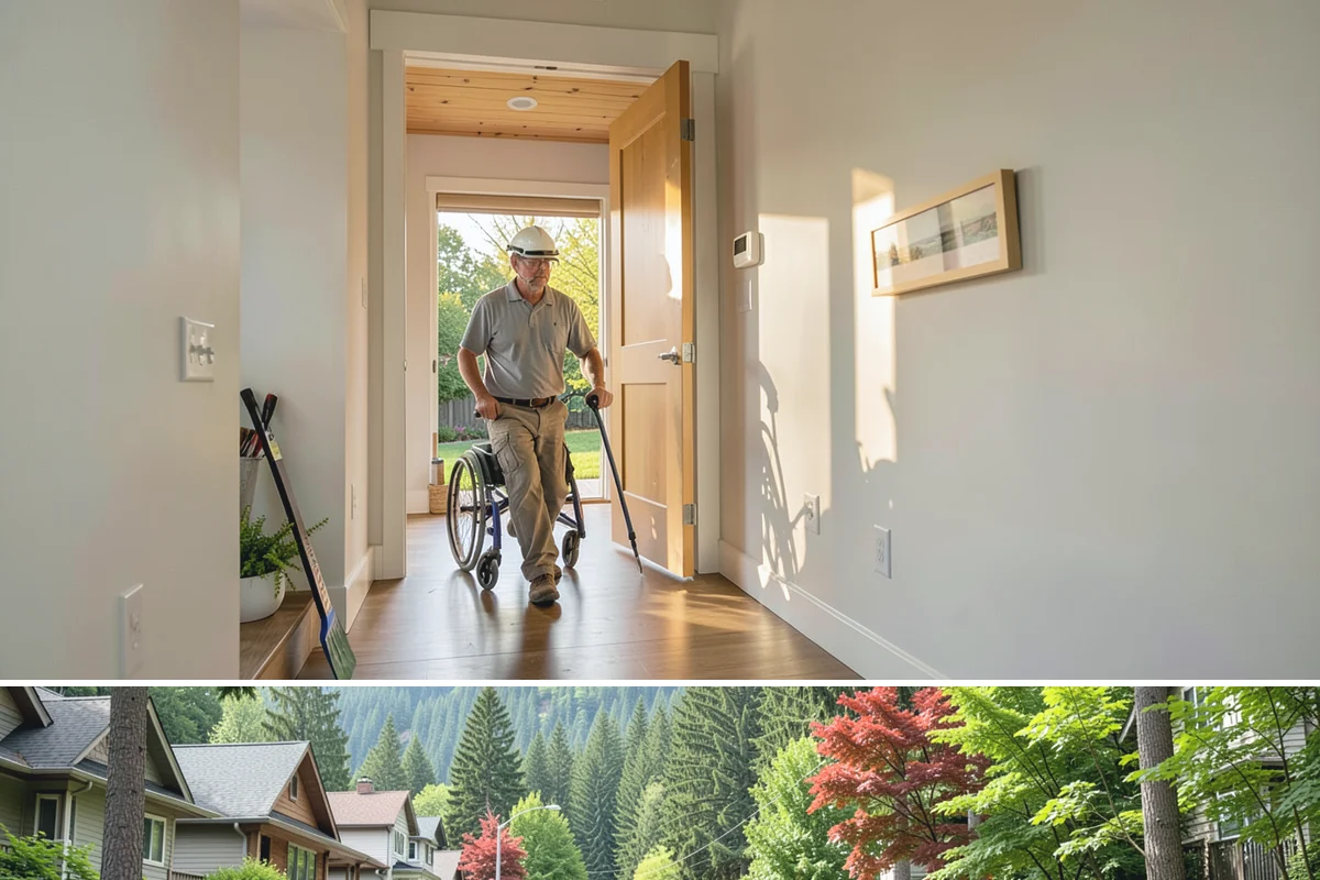 Concrete Steps Construction in Darrington, Snohomish County, WA - Summer and early fall provide dependable curing weather for structural stairs before the wet season.