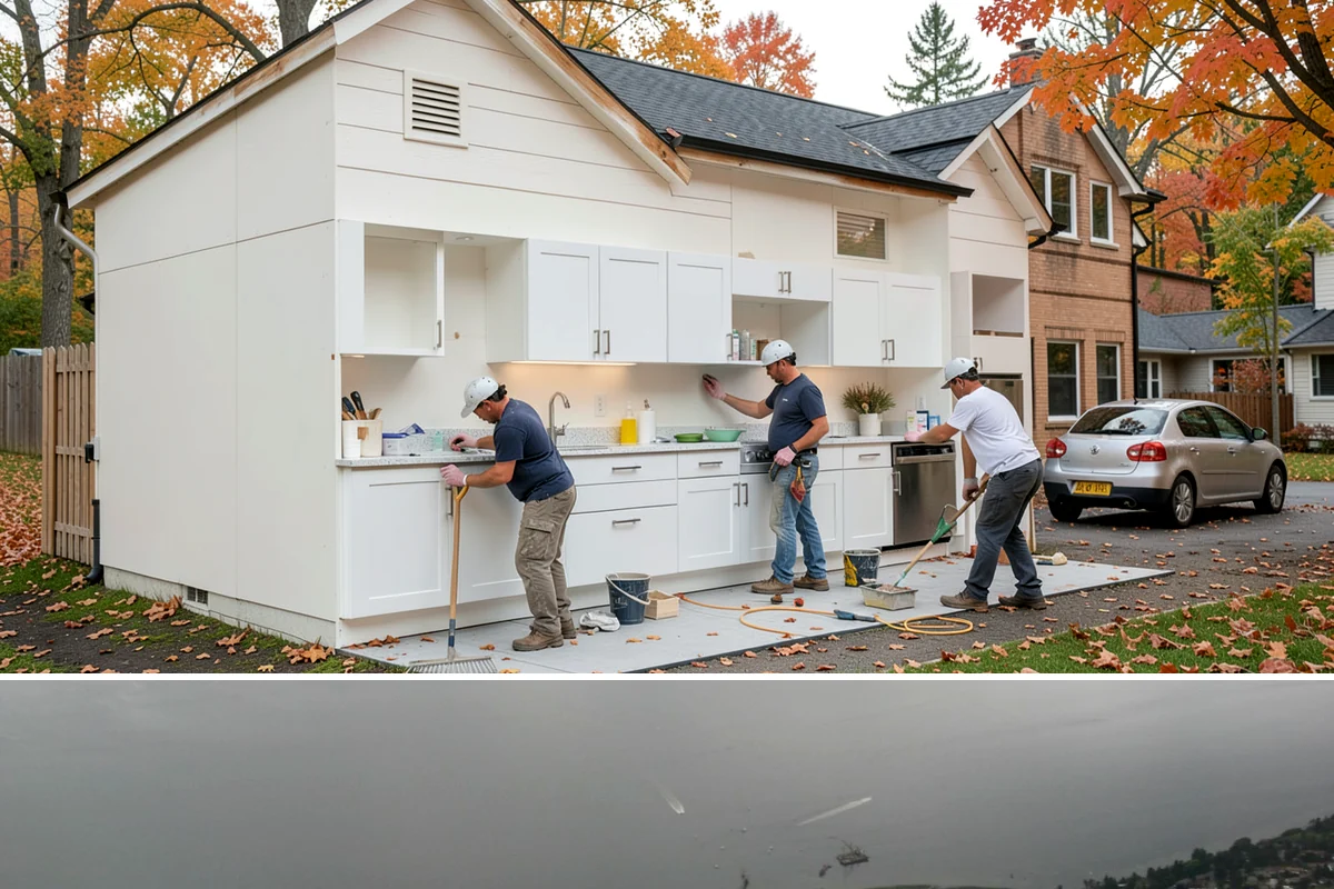 Concrete Steps Construction in Des Moines, King County, WA - Summer and early fall provide dependable curing weather for structural stairs before the wet season.