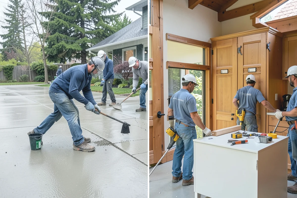 Concrete Steps Construction in Gold Bar, Snohomish County, WA - Measure grade and calculate compliant rise and run