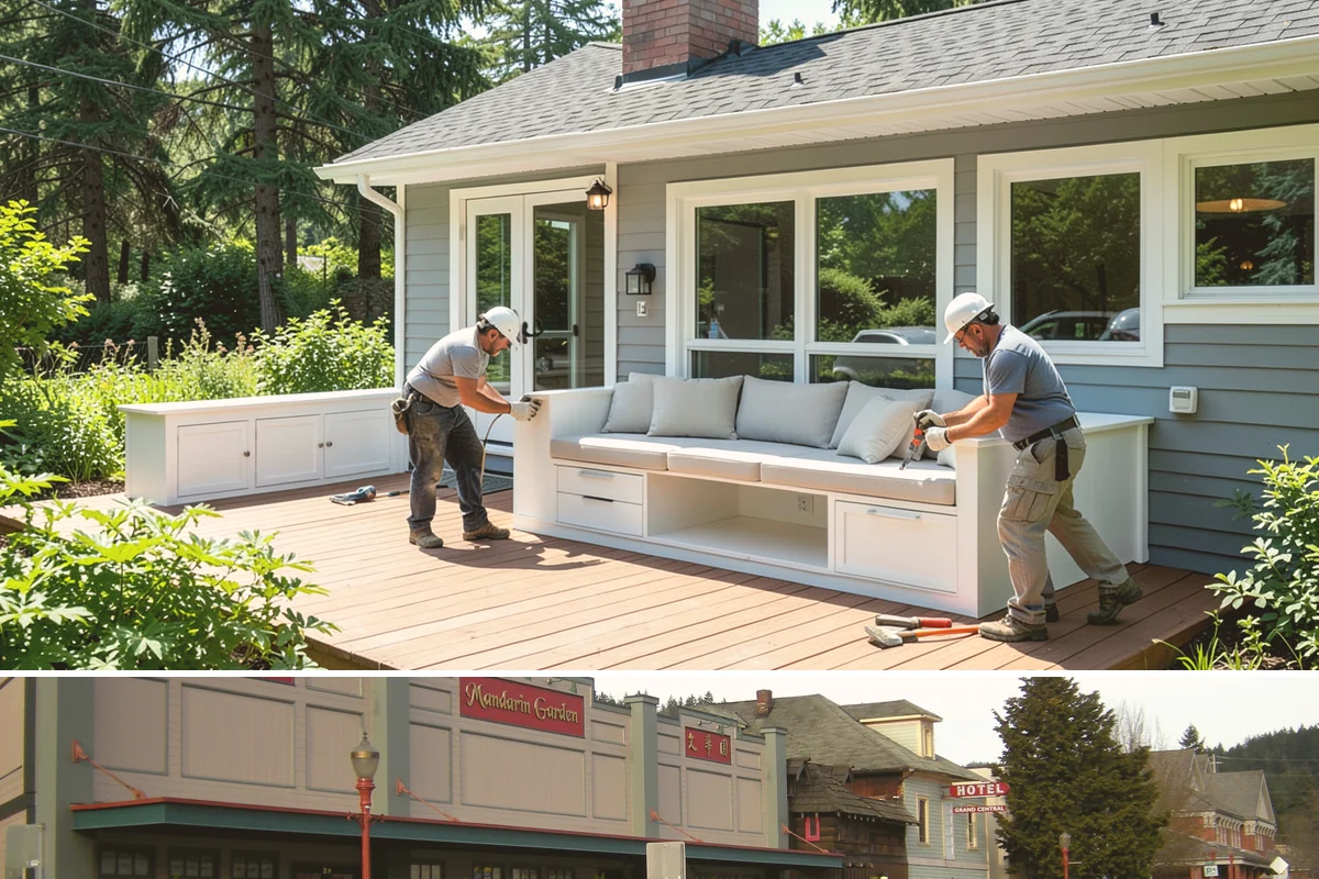 Concrete Steps Construction in Issaquah, King County, WA - Summer and early fall provide dependable curing weather for structural stairs before the wet season.