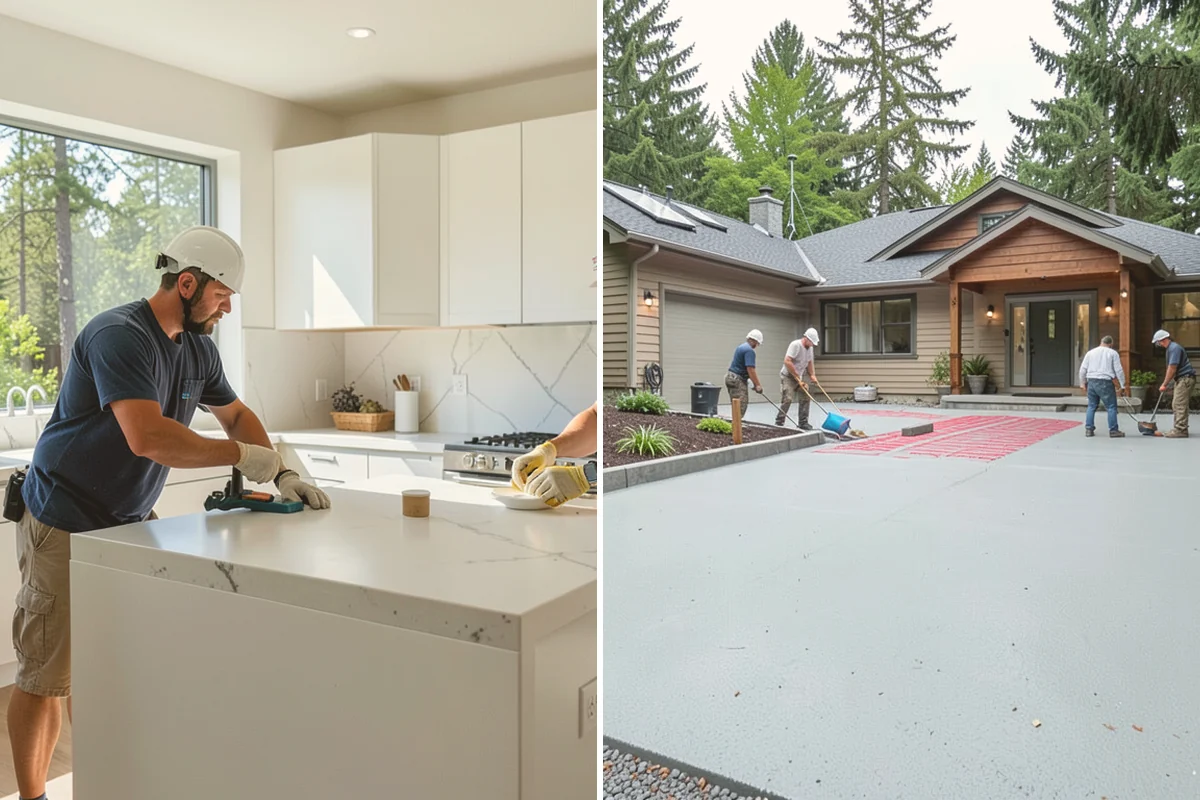 Concrete Steps Construction in Lynnwood, Snohomish County, WA - Measure grade and calculate compliant rise and run