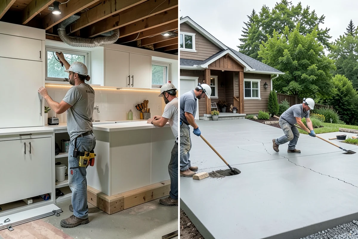 Concrete Steps Construction in Normandy Park, King County, WA - Measure grade and calculate compliant rise and run
