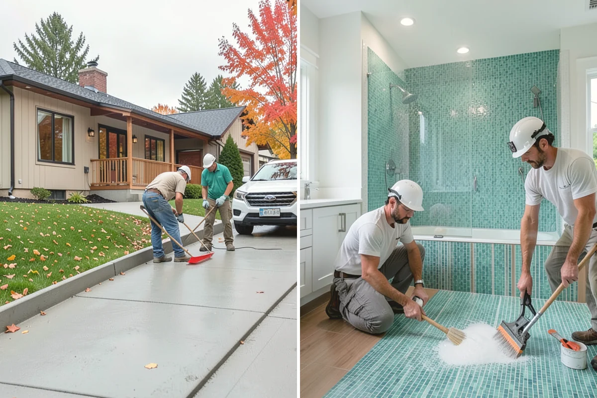 Concrete Steps Construction in Oak Harbor, Island County, WA - Measure grade and calculate compliant rise and run