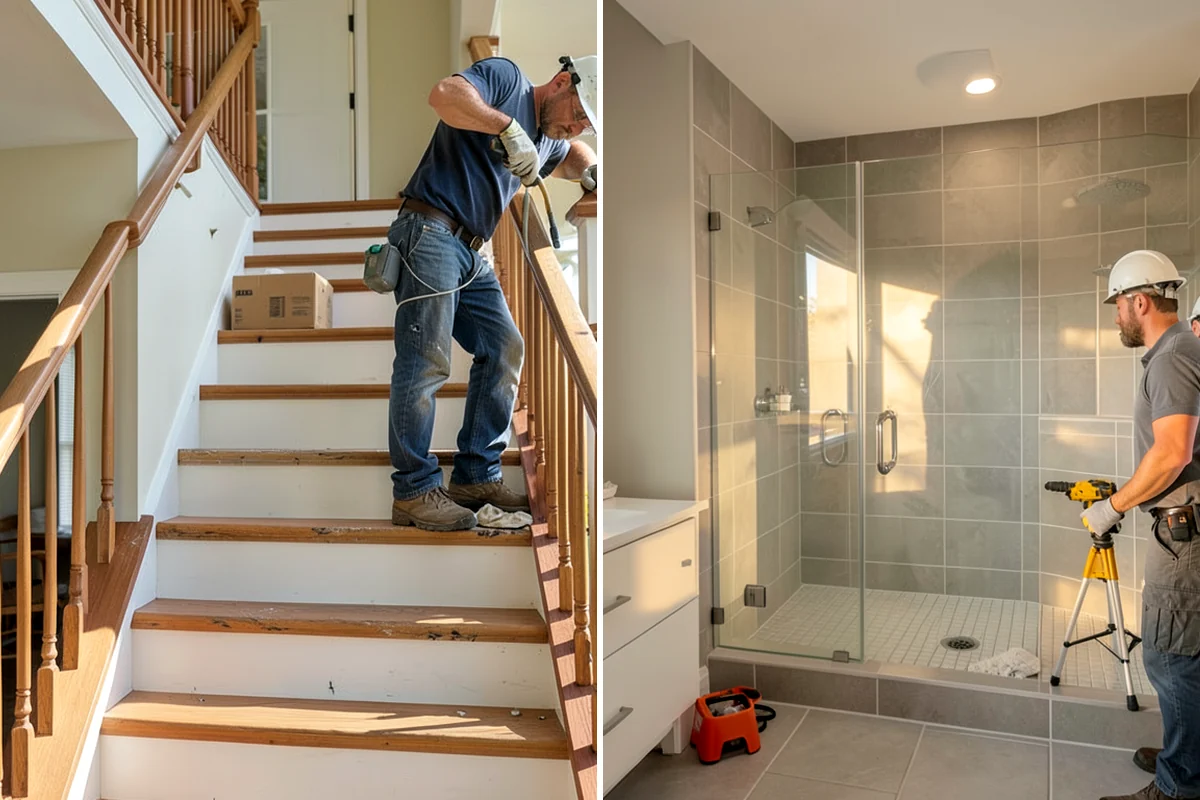 Concrete Steps Construction in Puyallup, Pierce County, WA - Measure grade and calculate compliant rise and run