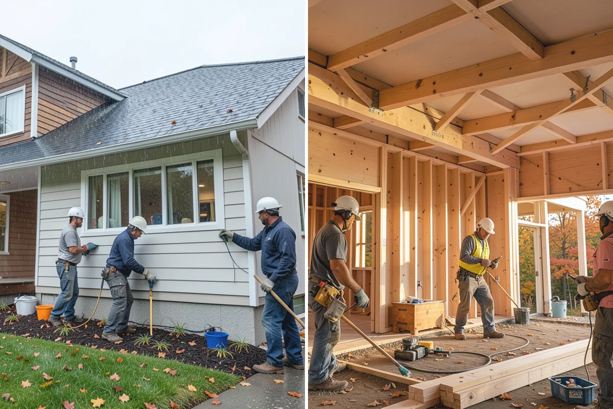 Concrete Steps Construction in Roy, Pierce County, WA - Measure grade and calculate compliant rise and run