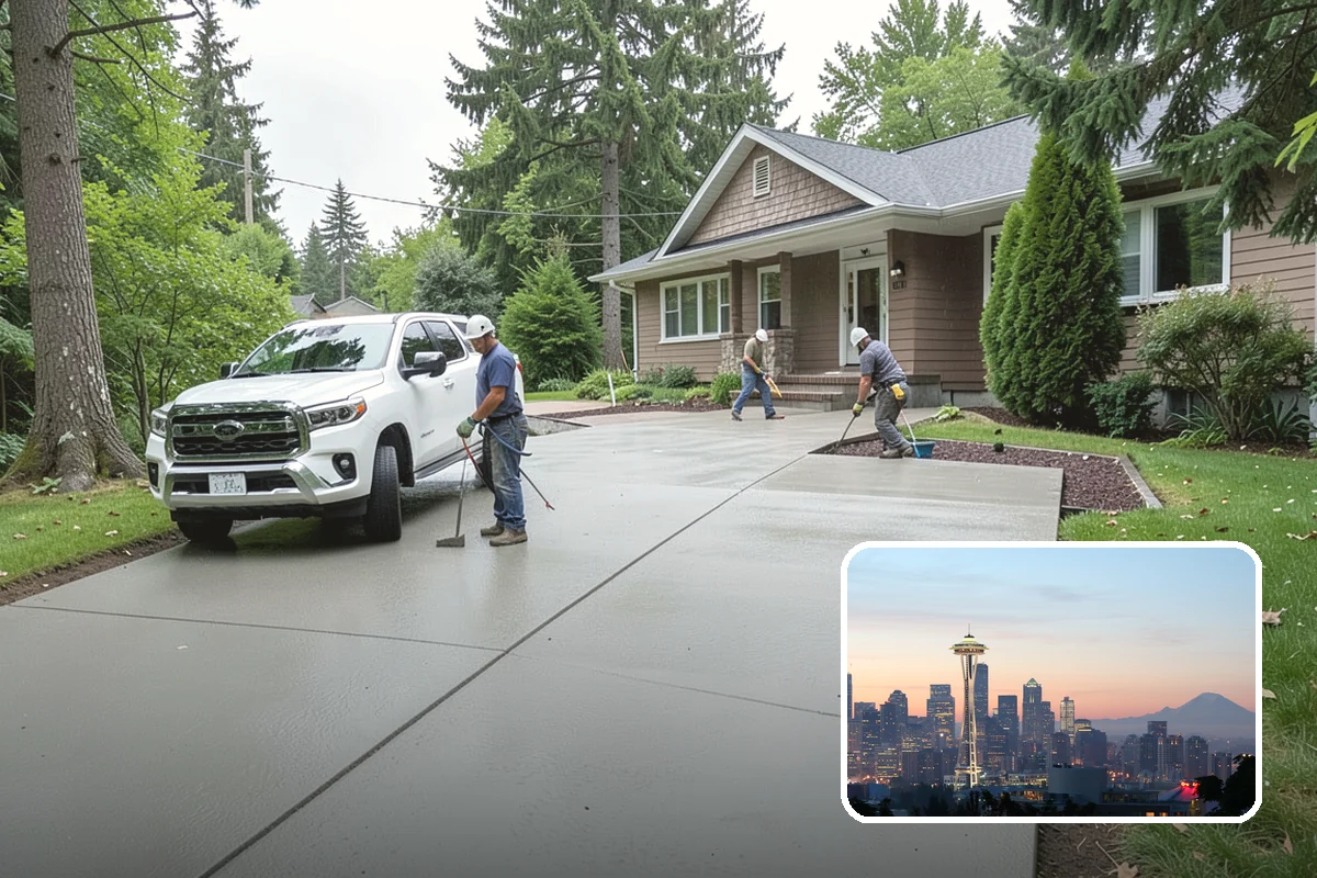 Concrete Steps Construction in Seattle, King County, WA - Uniform rise and run that meets safety code